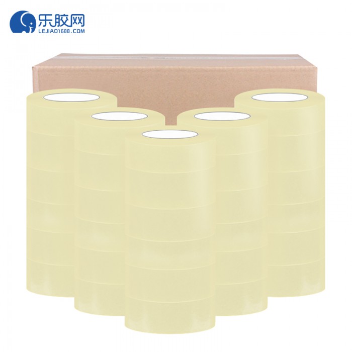 普通封箱膠帶 透明/米黃/透明黃 60mm*100y*48μm 可定制